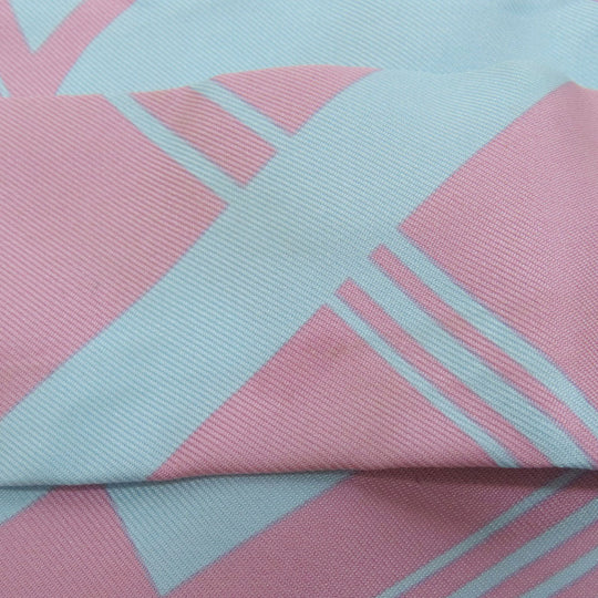 HERMES scarf silk pink Twilly Women Used Authentic