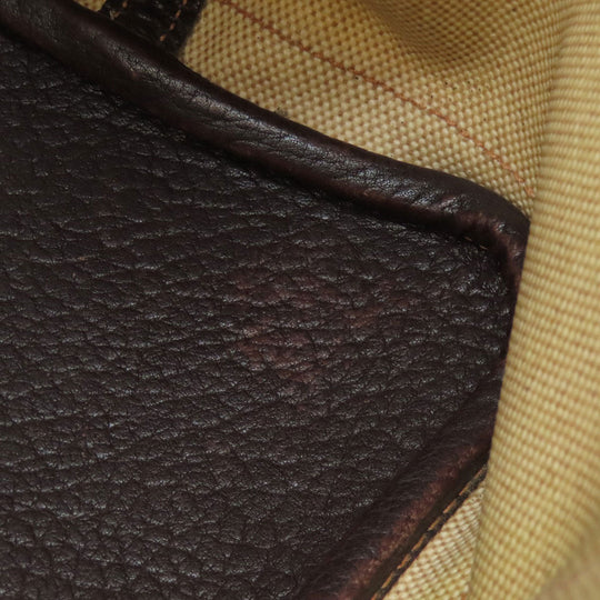 HERMES Tote Bag Tower ash Brown Garden Party PM SilverMetal Women Used Authentic