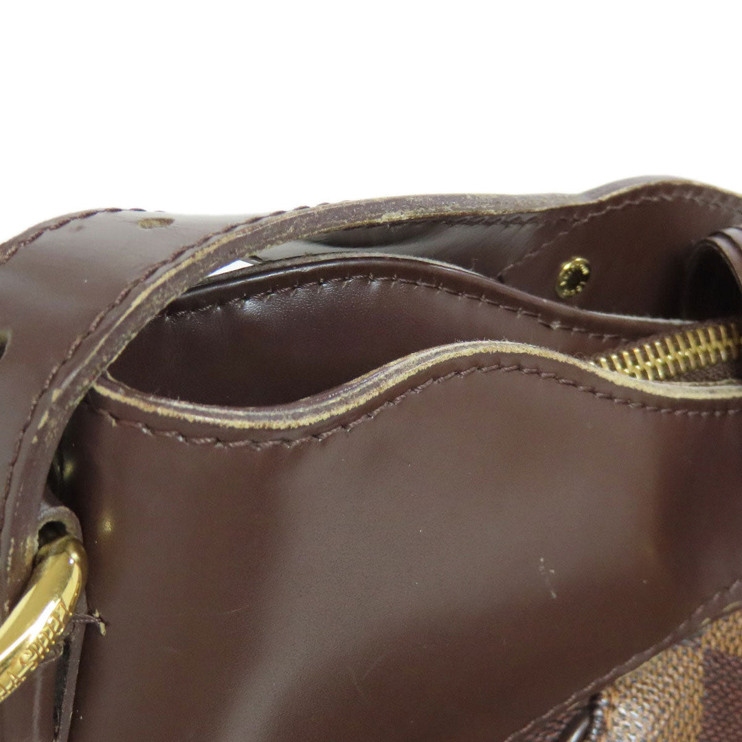 LOUIS VUITTON Shoulder Bag N41541 Damier canvas Brown Sistina MM Women Used Authentic
