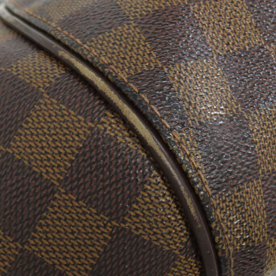 LOUIS VUITTON Shoulder Bag N41541 Damier canvas Brown Sistina MM Women Used Authentic
