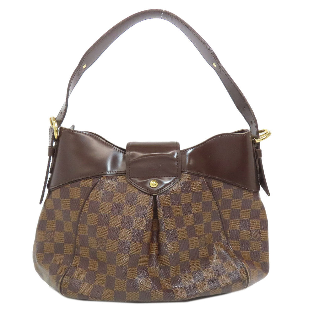 LOUIS VUITTON Shoulder Bag N41541 Damier canvas Brown Sistina MM Women Used Authentic