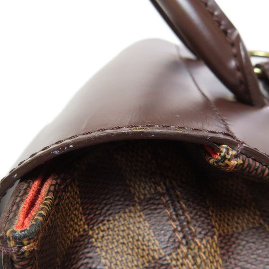 LOUIS VUITTON Backpack N51132 Damier canvas Brown Soho Women Used Authentic