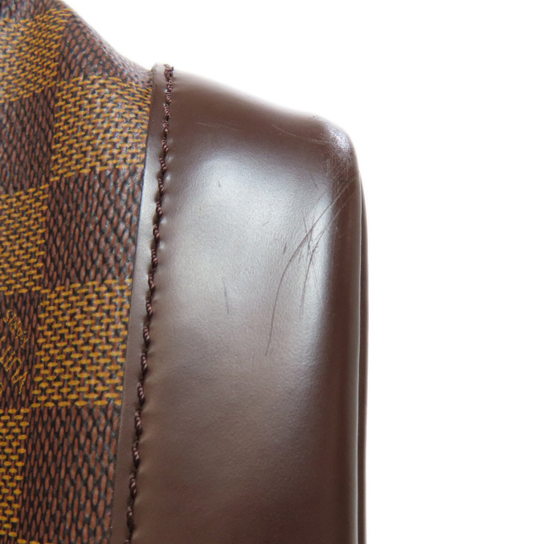 LOUIS VUITTON Backpack N51132 Damier canvas Brown Soho Women Used Authentic