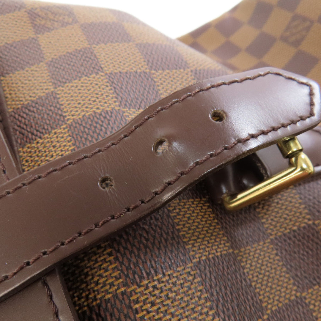 LOUIS VUITTON Backpack N51132 Damier canvas Brown Soho Women Used Authentic