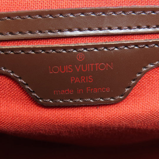 LOUIS VUITTON Backpack N51132 Damier canvas Brown Soho Women Used Authentic