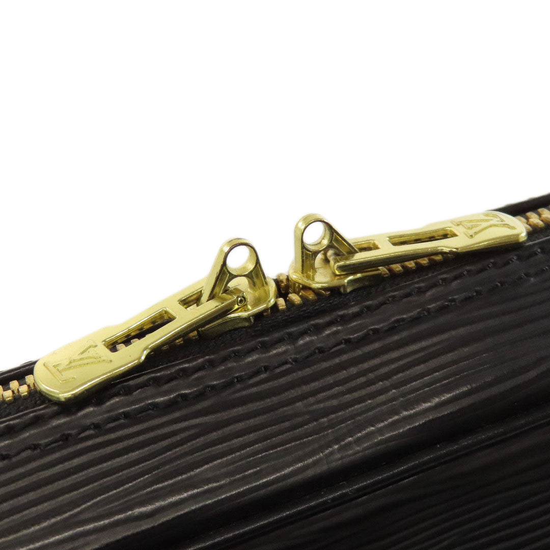 LOUIS VUITTON Business bag M54472 Epi black Porto Documan  Vowayaju mens Used Authentic