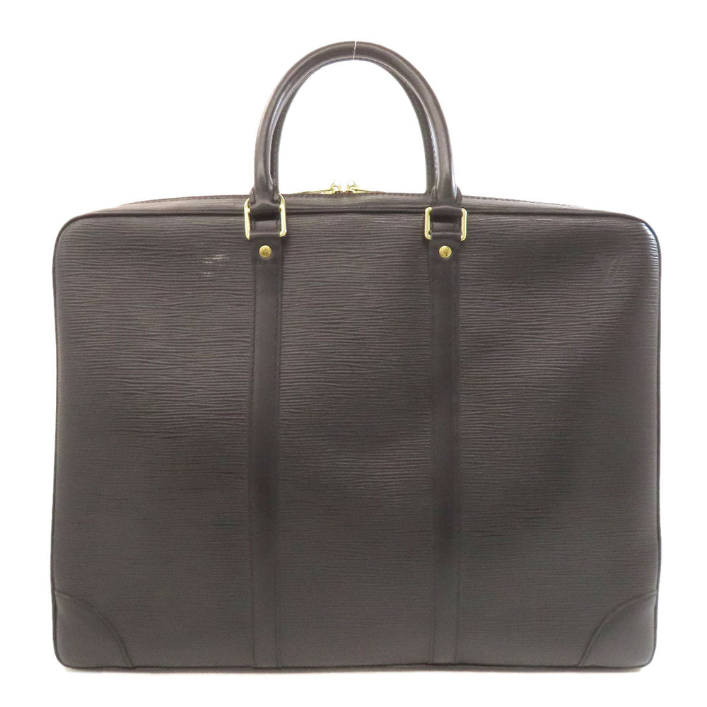 LOUIS VUITTON Business bag M54472 Epi black Porto Documan  Vowayaju mens Used Authentic