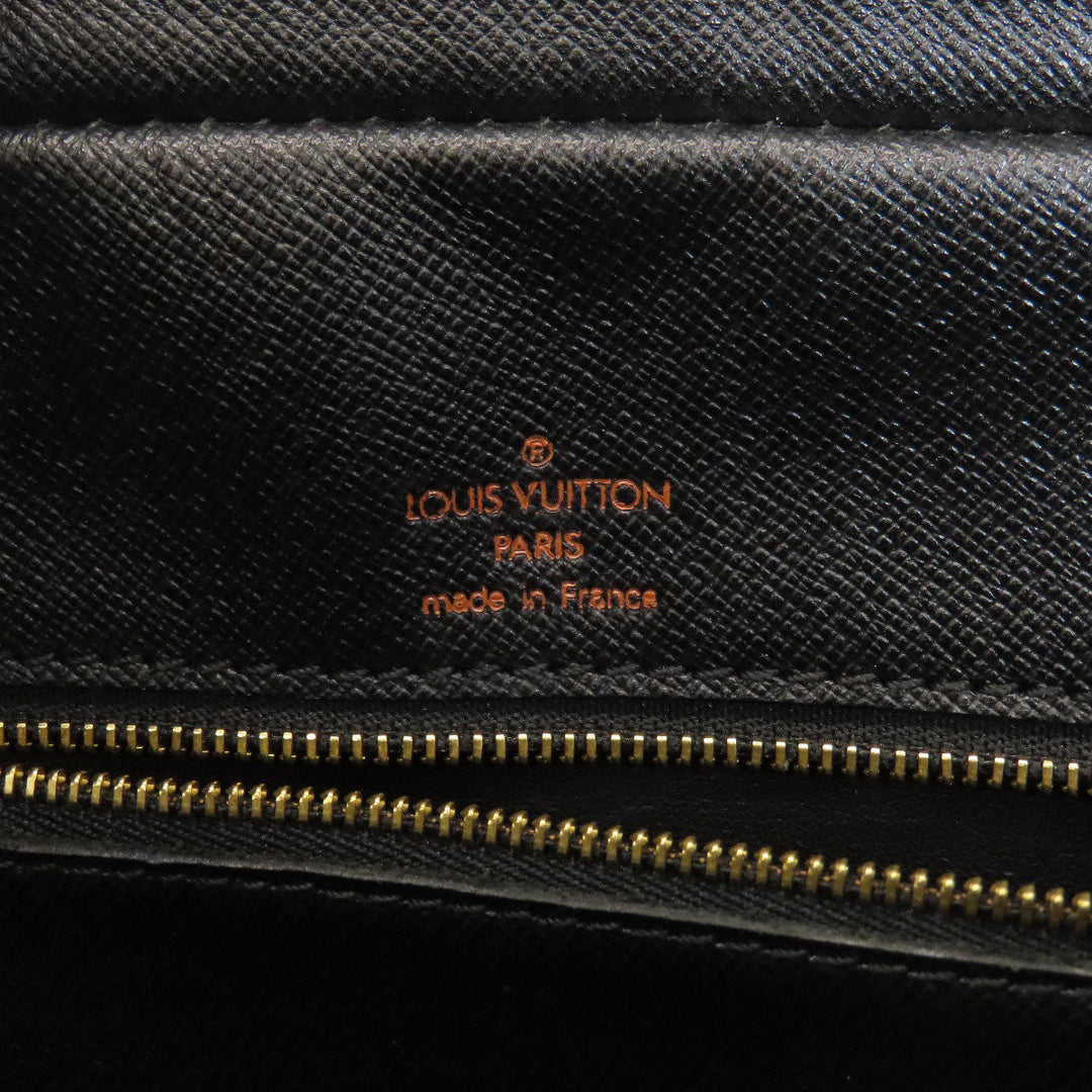 LOUIS VUITTON Business bag M54472 Epi black Porto Documan  Vowayaju mens Used Authentic