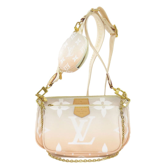 LOUIS VUITTON Shoulder Bag M57634 Monogram Giant pink Multi Pochette Accessoires Women Used Authentic