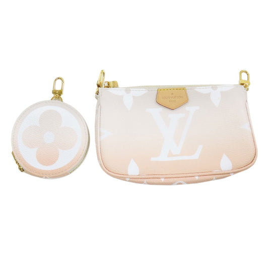 LOUIS VUITTON Shoulder Bag M57634 Monogram Giant pink Multi Pochette Accessoires Women Used Authentic