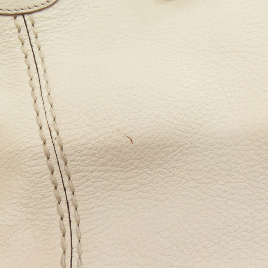 TOD’S Tote Bag leather white logo