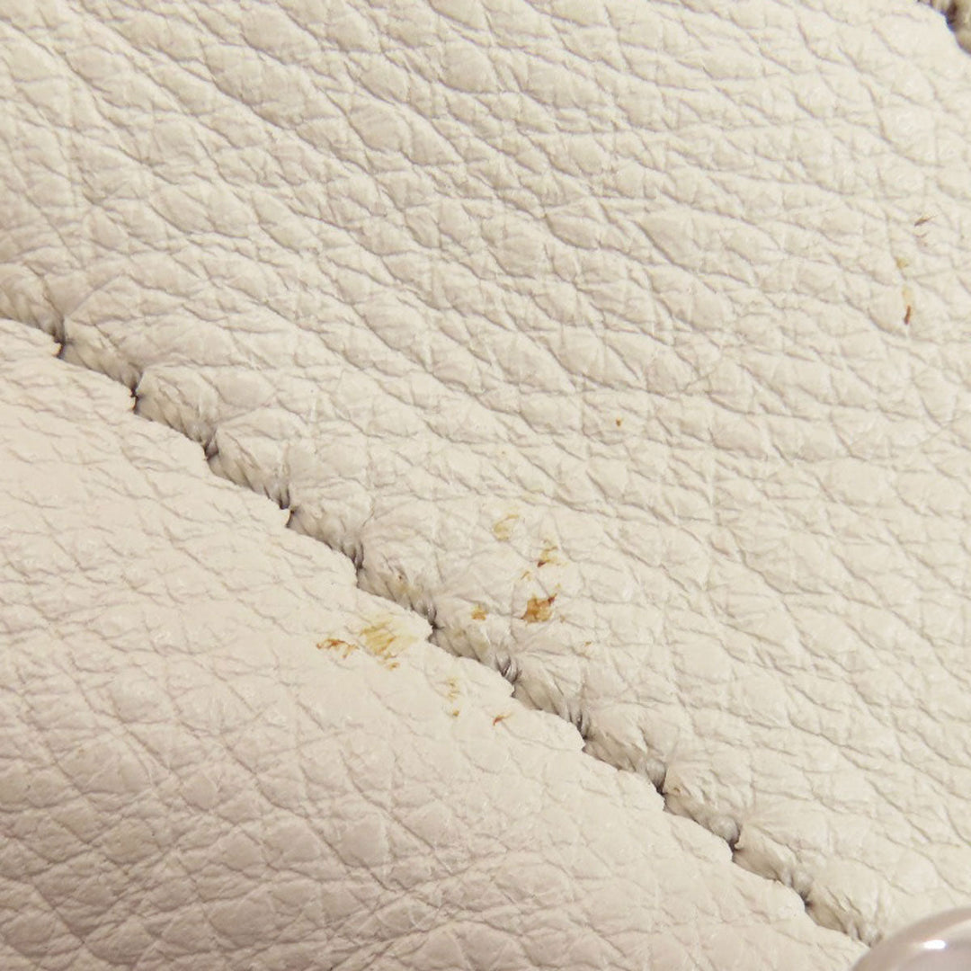 TOD’S Tote Bag leather white logo