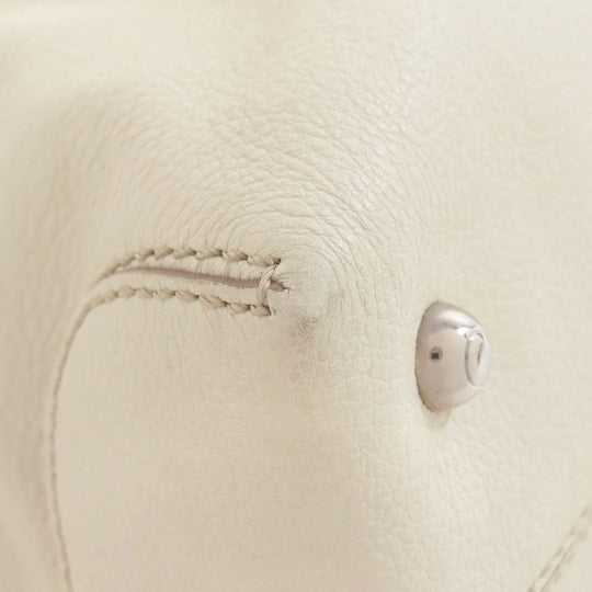 TOD’S Tote Bag leather white logo