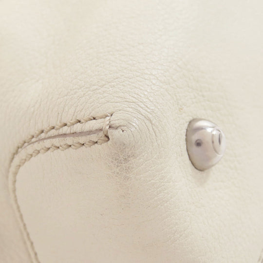 TOD’S Tote Bag leather white logo