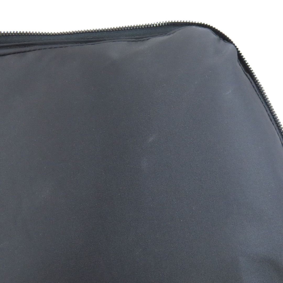 CHANEL Boston Duffel bag Nylon jacquard black New travel line Women Used Authentic