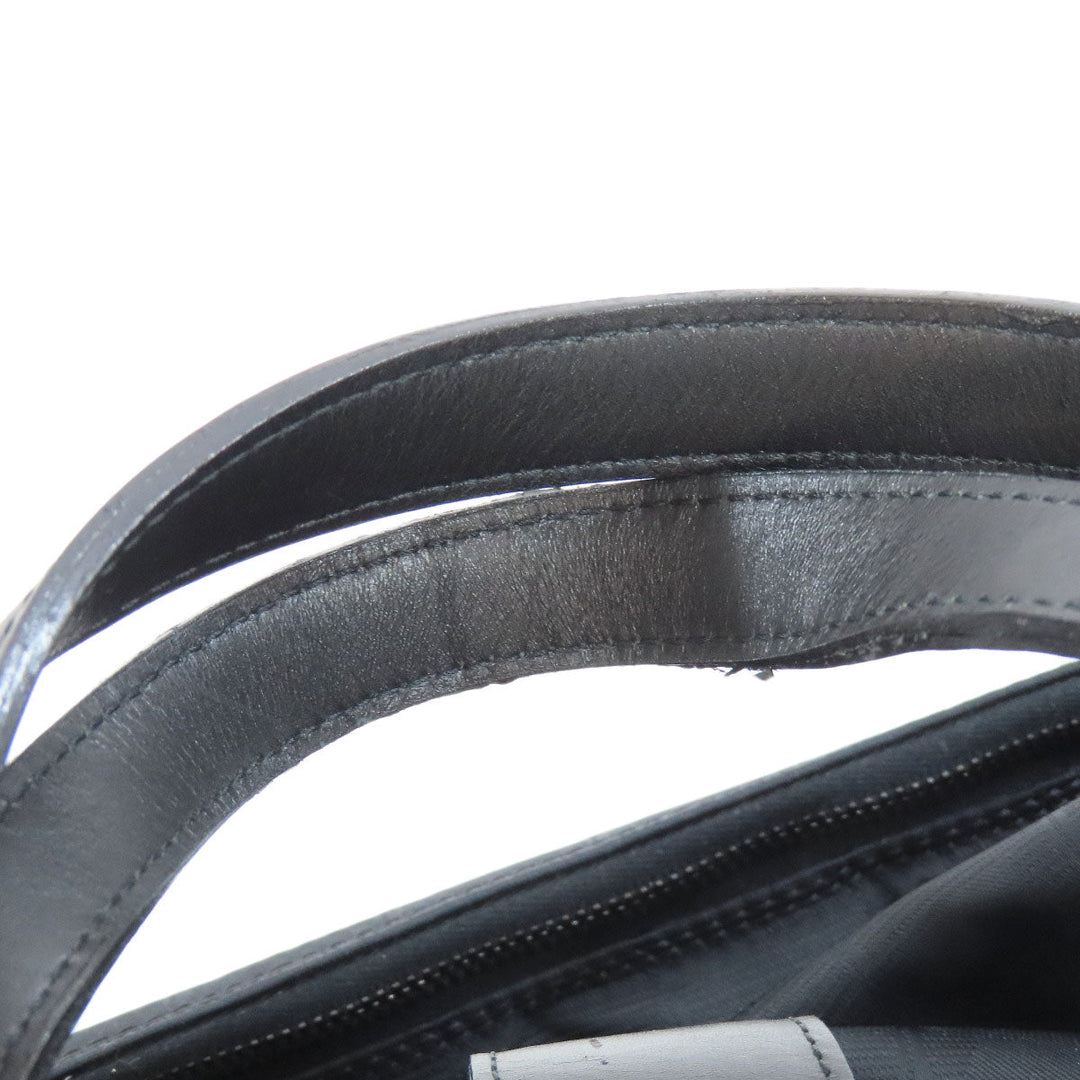CHANEL Boston Duffel bag Nylon jacquard black New travel line Women Used Authentic