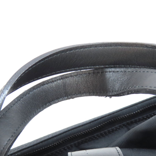 CHANEL Boston Duffel bag Nylon jacquard black New travel line Women Used Authentic