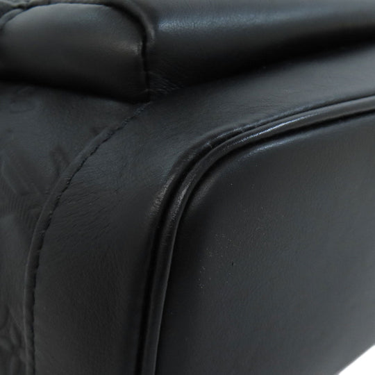 LOUIS VUITTON Sling bag M46107 Monogram shadow black Racer Sling Bag Women Used Authentic