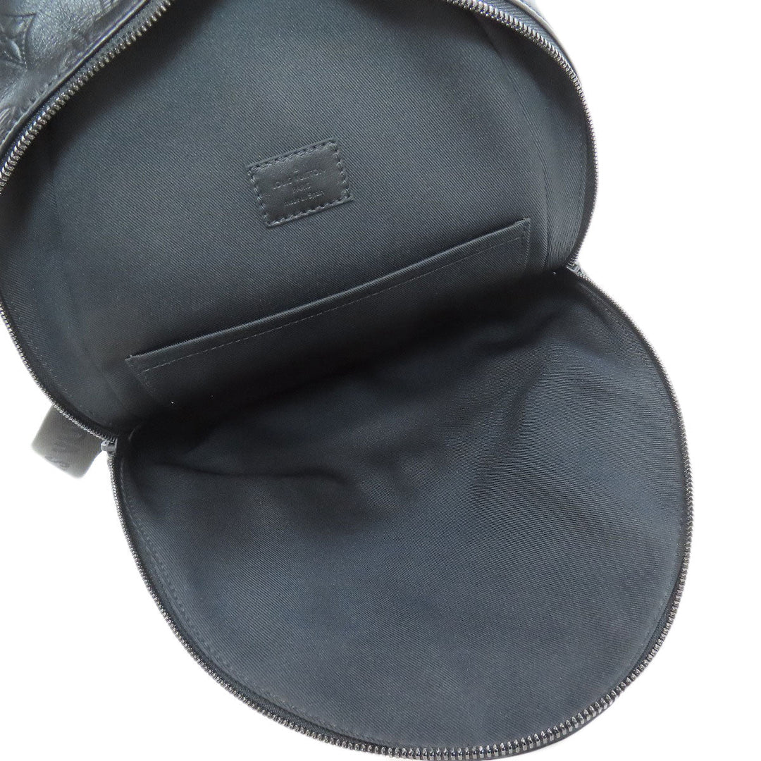 LOUIS VUITTON Sling bag M46107 Monogram shadow black Racer Sling Bag Women Used Authentic