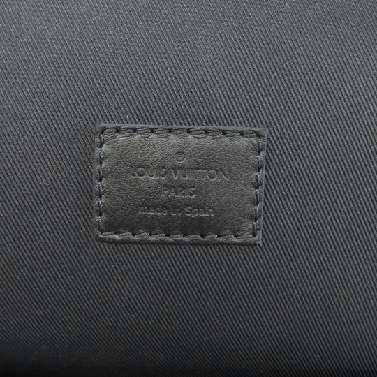 LOUIS VUITTON Sling bag M46107 Monogram shadow black Racer Sling Bag Women Used Authentic