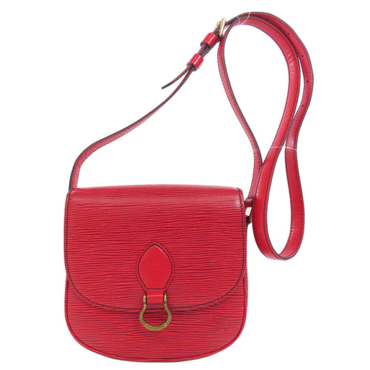 LOUIS VUITTON Shoulder Bag M52217 Epi Red Mini Saint-Cloud Women Used Authentic