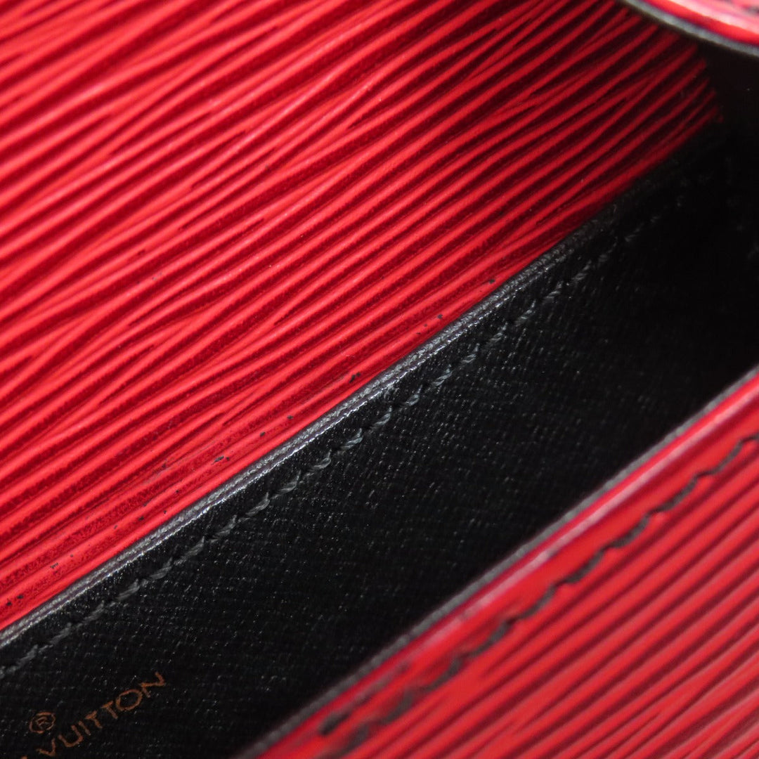 LOUIS VUITTON Shoulder Bag M52217 Epi Red Mini Saint-Cloud Women Used Authentic