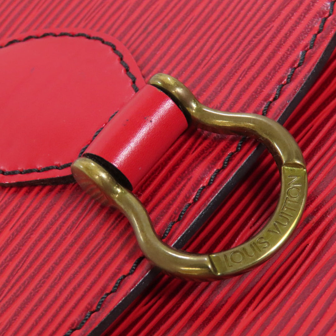 LOUIS VUITTON Shoulder Bag M52217 Epi Red Mini Saint-Cloud Women Used Authentic