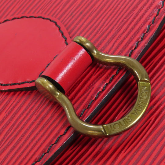 LOUIS VUITTON Shoulder Bag M52217 Epi Red Mini Saint-Cloud Women Used Authentic