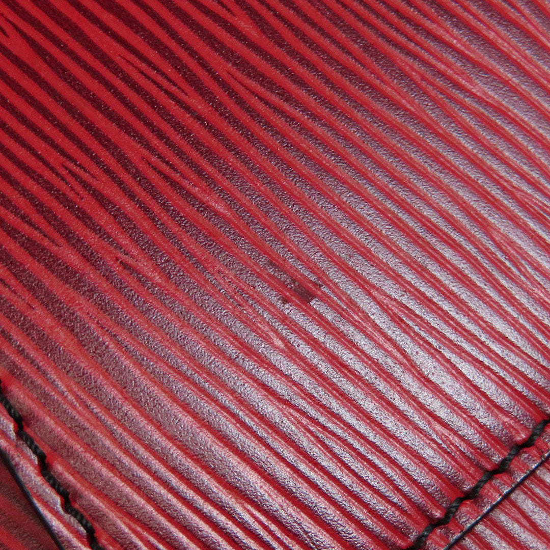 LOUIS VUITTON Shoulder Bag M52217 Epi Red Mini Saint-Cloud Women Used Authentic