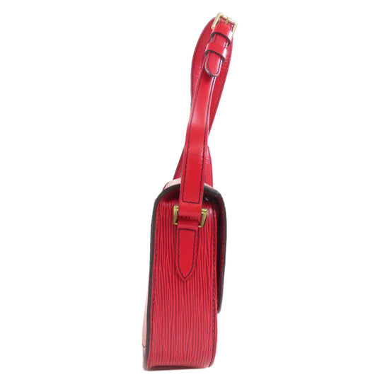 LOUIS VUITTON Shoulder Bag M52217 Epi Red Mini Saint-Cloud Women Used Authentic