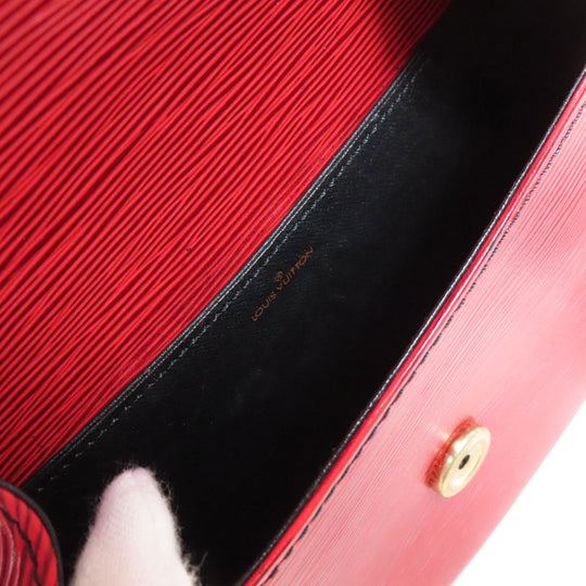 LOUIS VUITTON Shoulder Bag M52217 Epi Red Mini Saint-Cloud Women Used Authentic