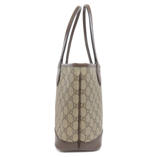 GUCCI Tote Bag 726762 PVC Brown GG Supreme Shelly Line Women(Unisex) Used Authentic