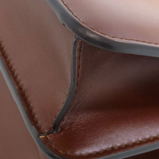 FENDI Handbag Calfskin Brown Peekaboo 2WAY