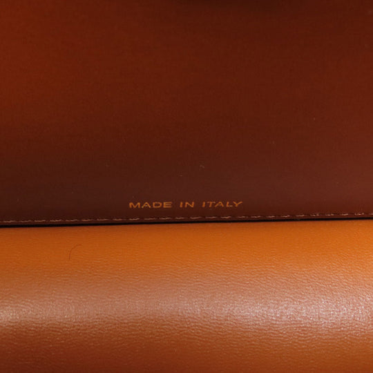 FENDI Handbag Calfskin Brown Peekaboo 2WAY