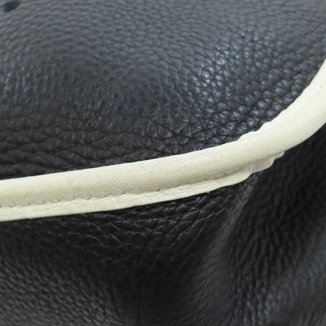 HERMES Shoulder Bag Taurillon Clemence black Evelyn PM SilverMetal Women Used Authentic