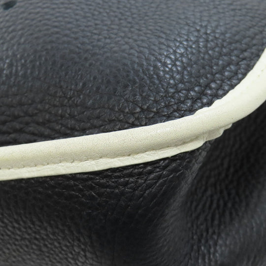 HERMES Shoulder Bag Taurillon Clemence black Evelyn PM SilverMetal Women Used Authentic