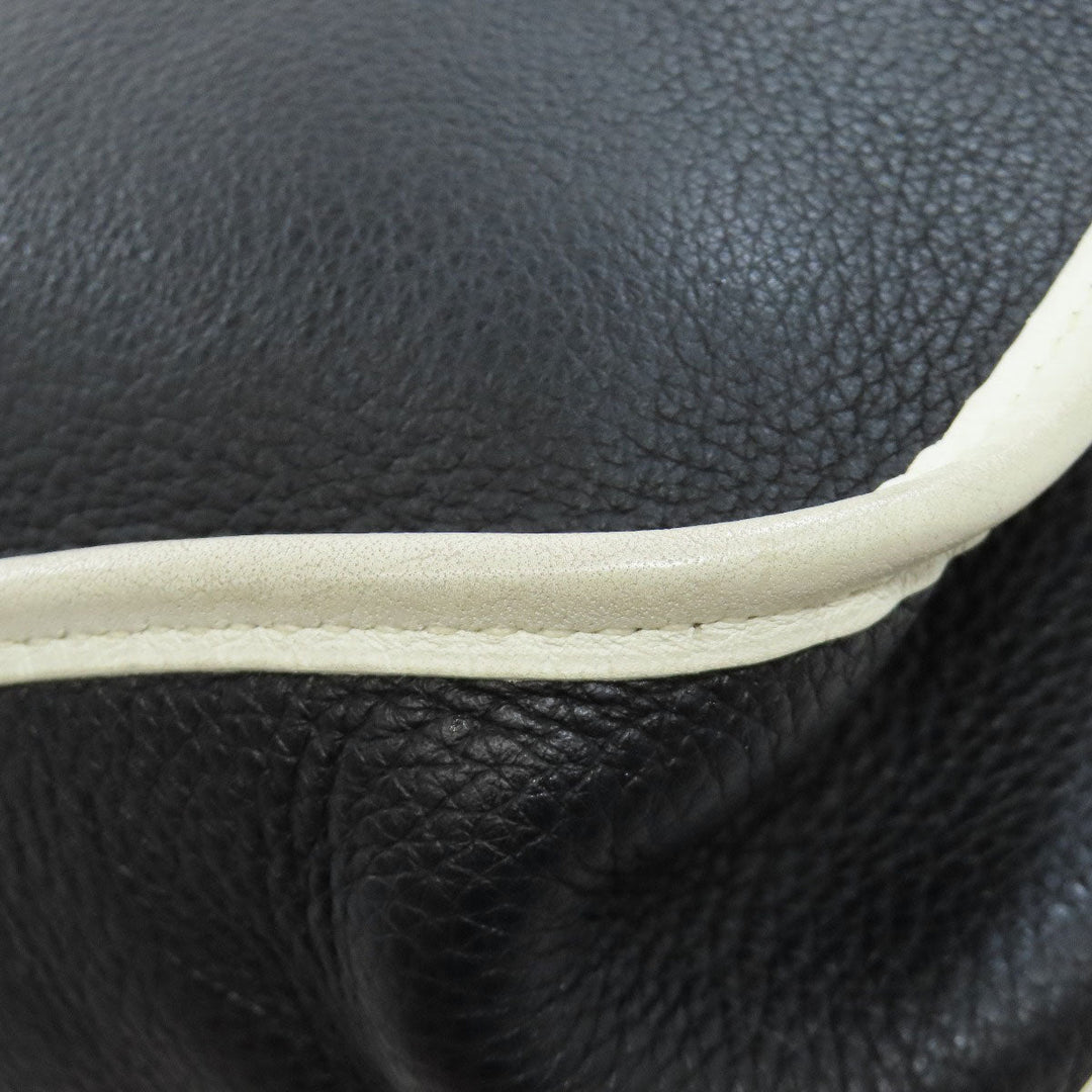 HERMES Shoulder Bag Taurillon Clemence black Evelyn PM SilverMetal Women Used Authentic