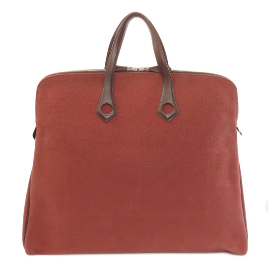 HERMES Handbag Tower ash Red Sac Iboo GM Women Used Authentic