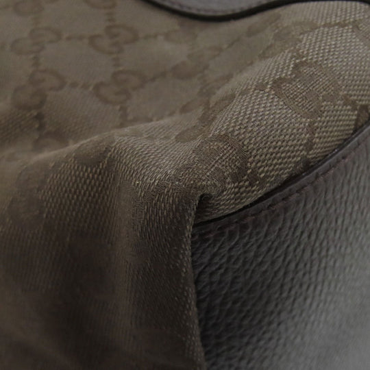 GUCCI Tote Bag 339551 canvas Brown GG outlet Women Used Authentic