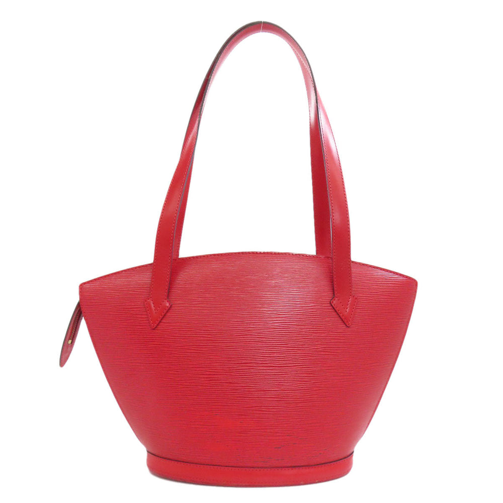 LOUIS VUITTON Tote Bag Epi Red Saint-Jacques Poignier Long Women Used Authentic