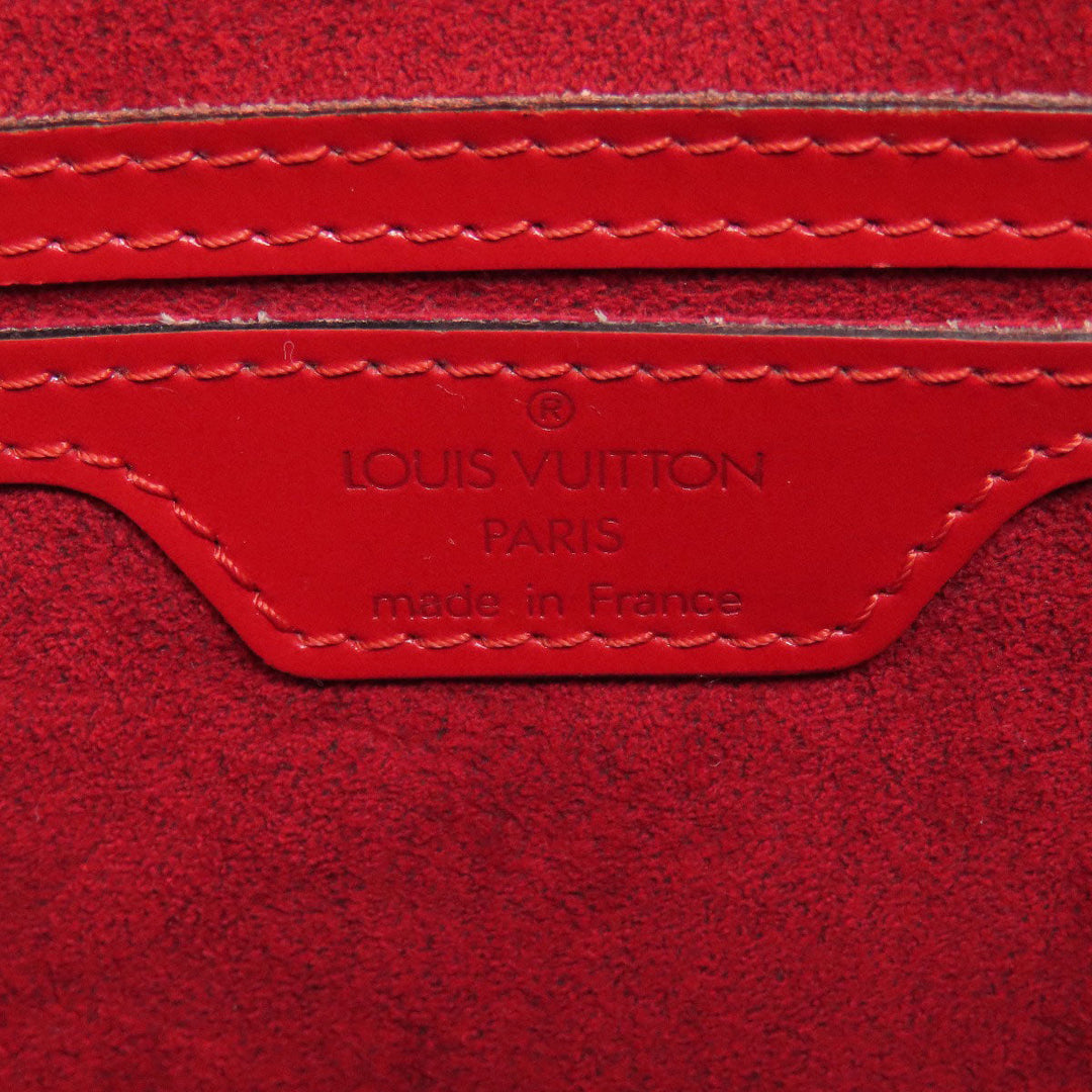 LOUIS VUITTON Tote Bag Epi Red Saint-Jacques Poignier Long Women Used Authentic