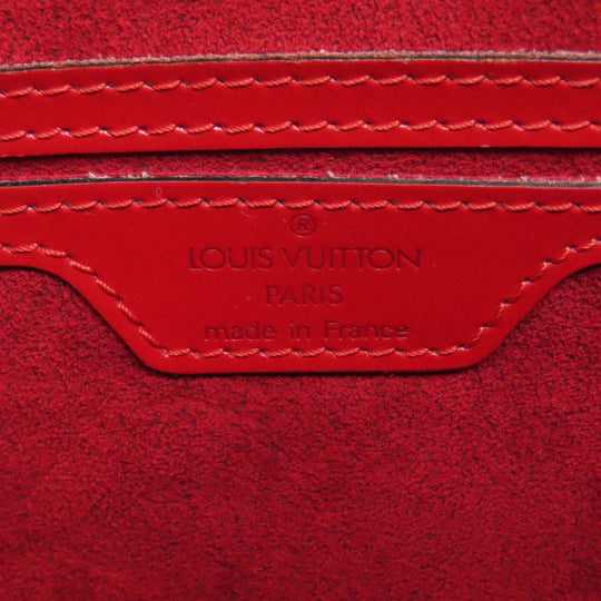 LOUIS VUITTON Tote Bag Epi Red Saint-Jacques Poignier Long Women Used Authentic