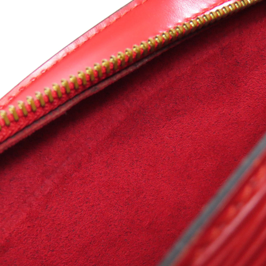 LOUIS VUITTON Tote Bag Epi Red Saint-Jacques Poignier Long Women Used Authentic