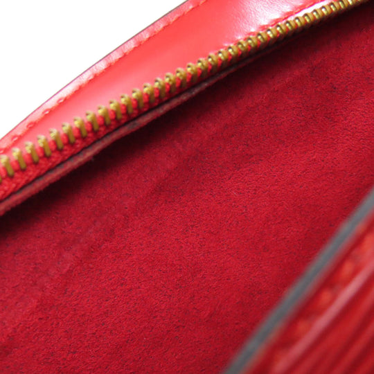 LOUIS VUITTON Tote Bag Epi Red Saint-Jacques Poignier Long Women Used Authentic