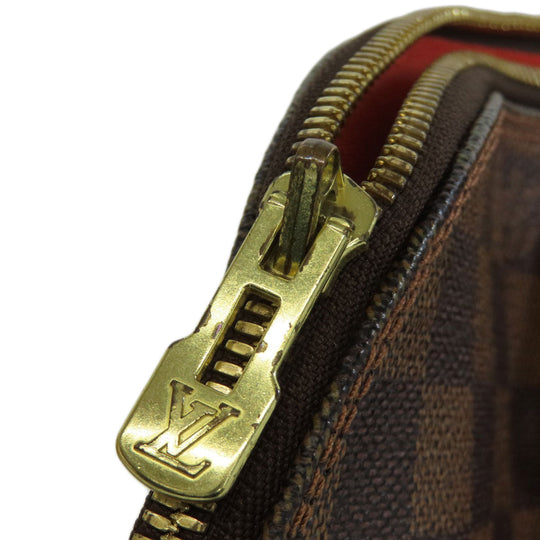 LOUIS VUITTON Handbag N51131 Damier canvas Brown Alma Women Used Authentic