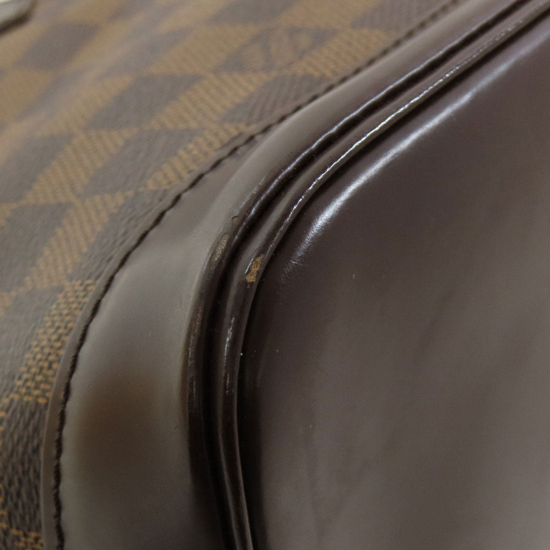LOUIS VUITTON Handbag N51131 Damier canvas Brown Alma Women Used Authentic