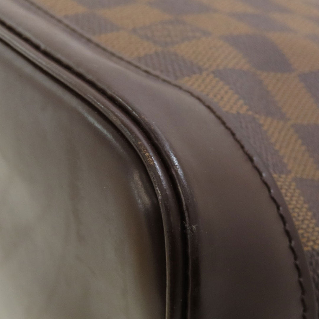 LOUIS VUITTON Handbag N51131 Damier canvas Brown Alma Women Used Authentic