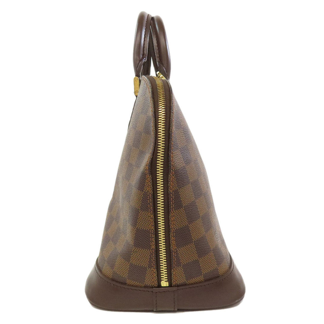 LOUIS VUITTON Handbag N51131 Damier canvas Brown Alma Women Used Authentic