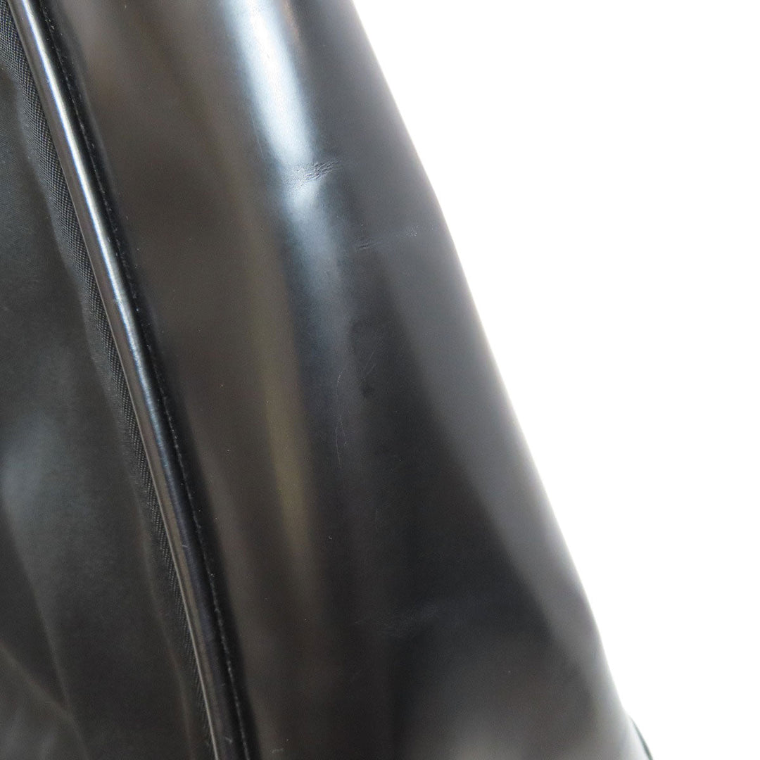 PRADA Tote Bag Nylon black logoMetal Women Used Authentic
