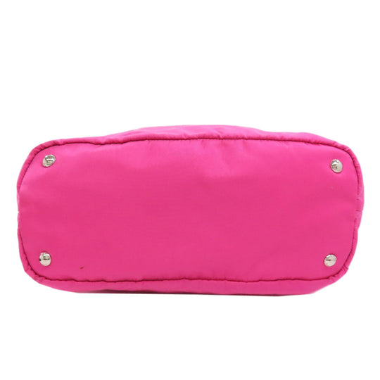 PRADA Tote Bag Nylon pink 2WAY Women Used Authentic